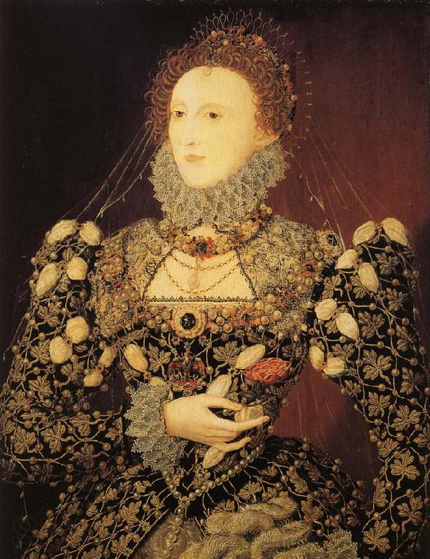 Nicholas Hilliard Queen Elizabeth I France oil painting art